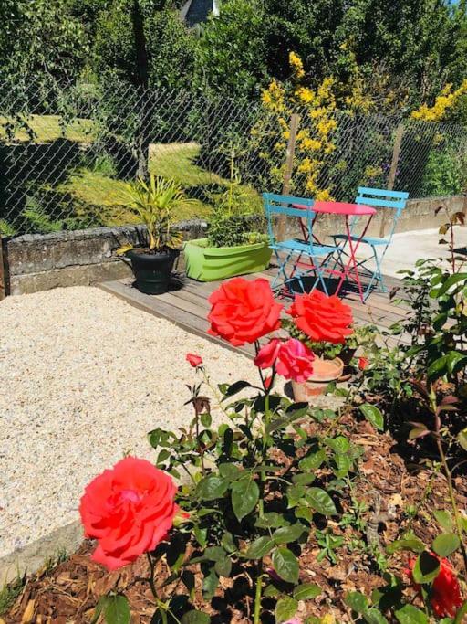 Logement Independant,Calme A 2 Pas Du Centre Ville Lannion Zewnętrze zdjęcie