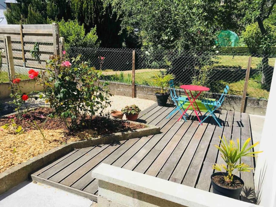 Logement Independant,Calme A 2 Pas Du Centre Ville Lannion Zewnętrze zdjęcie